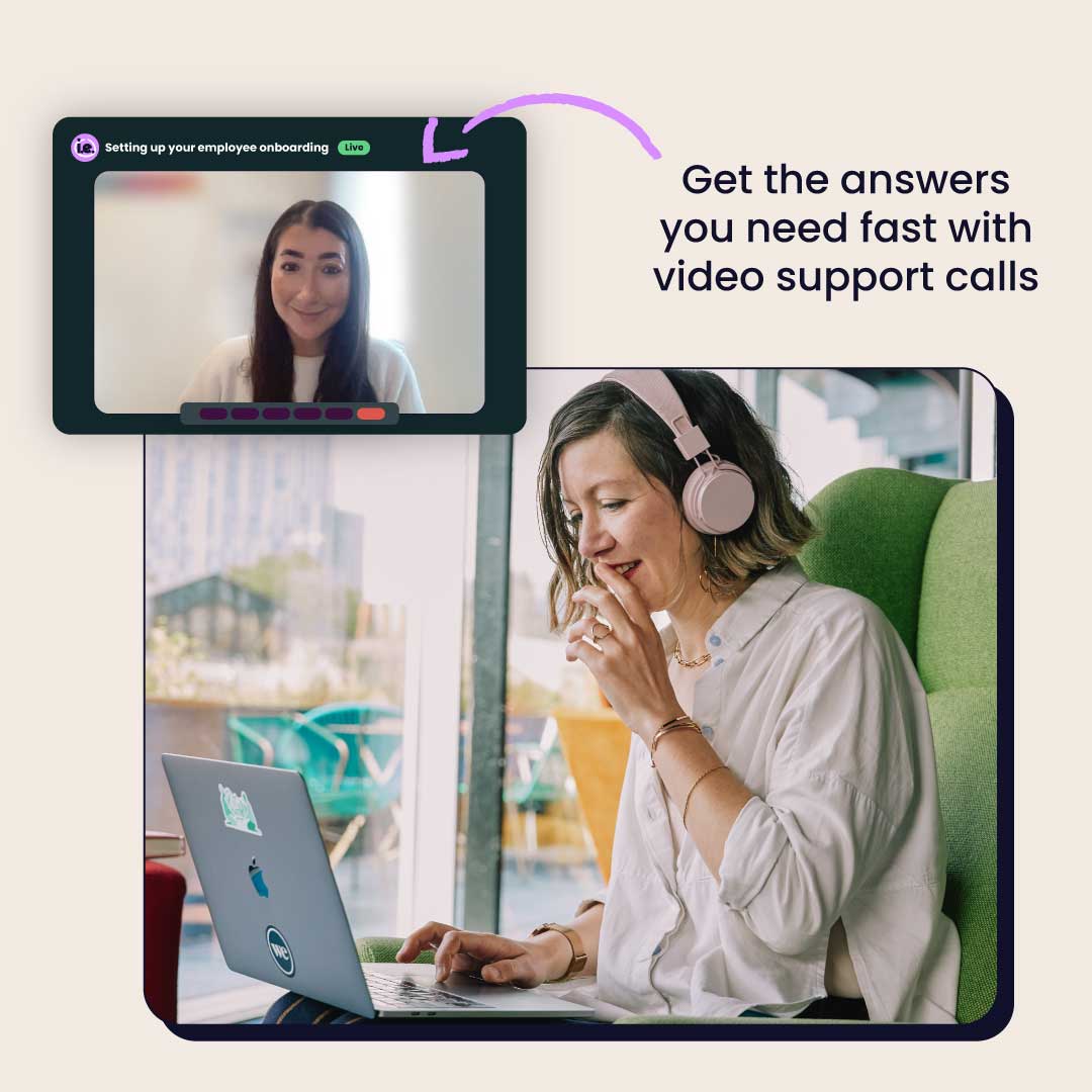 Get the answers you need fast with video support calls