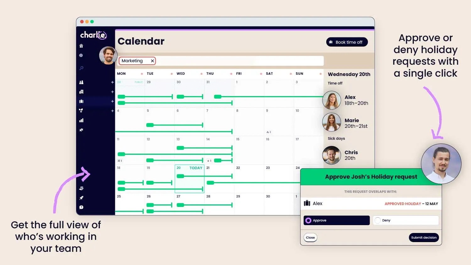 Get the full view of who’s working in your team