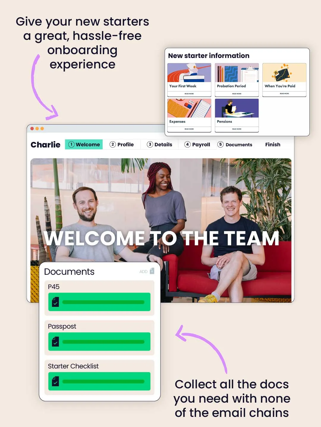 Give your new starters a great, hassle-free onboarding experience