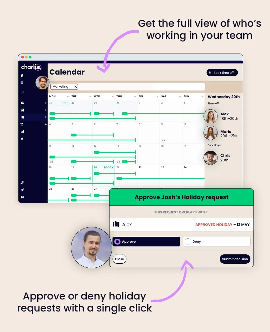 Get the full view of who's working