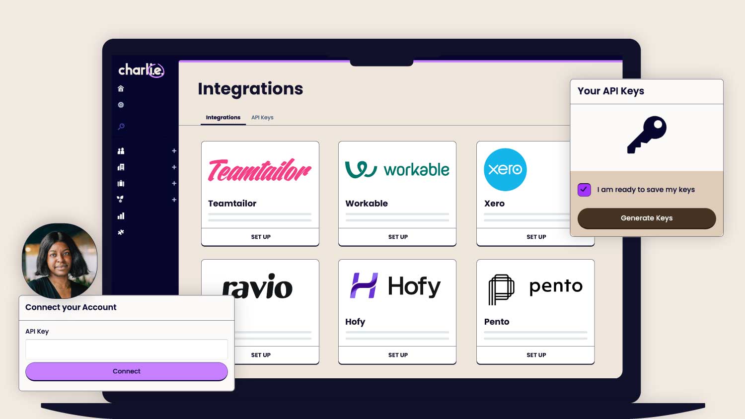 Integration dashboard