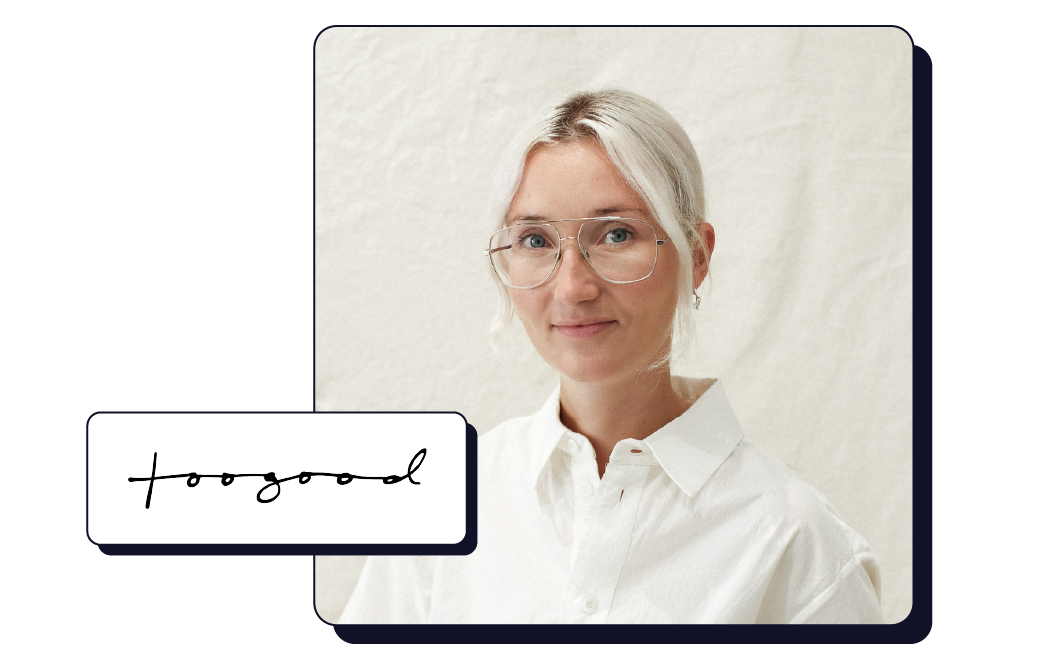 Toogood headshot and logo