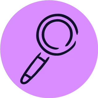 Magnifying glass icon