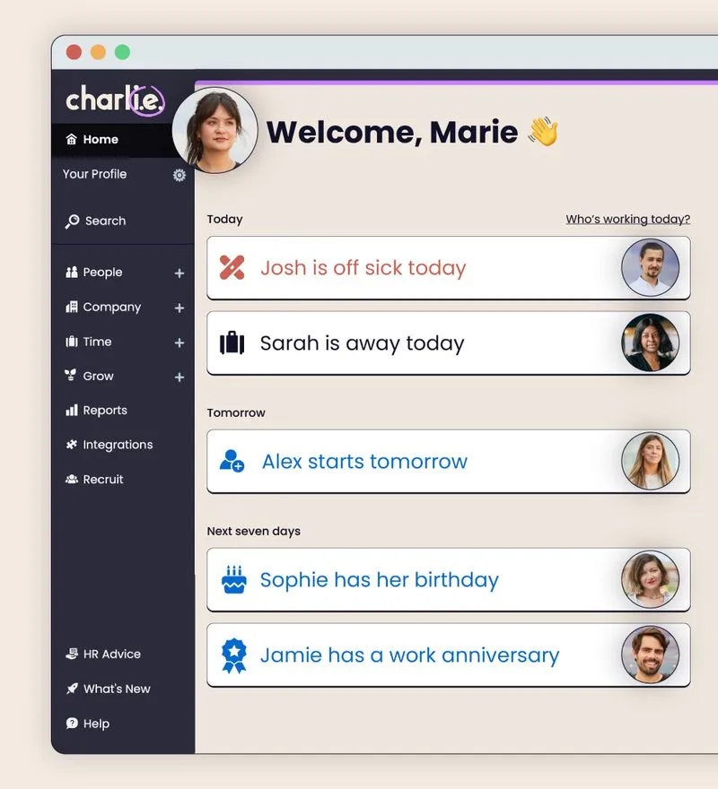 Charlie Dashboard