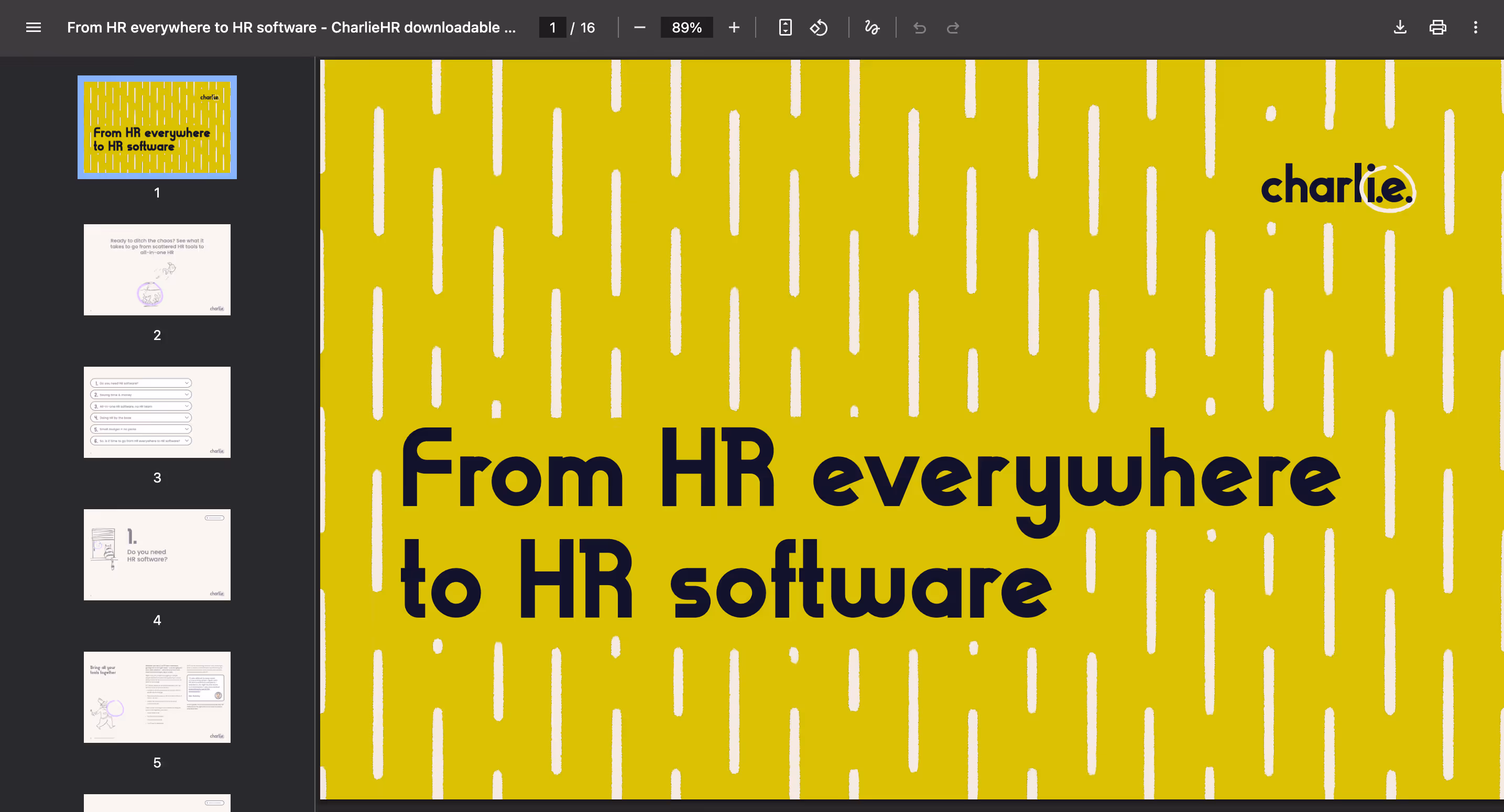 HR consolidation asset