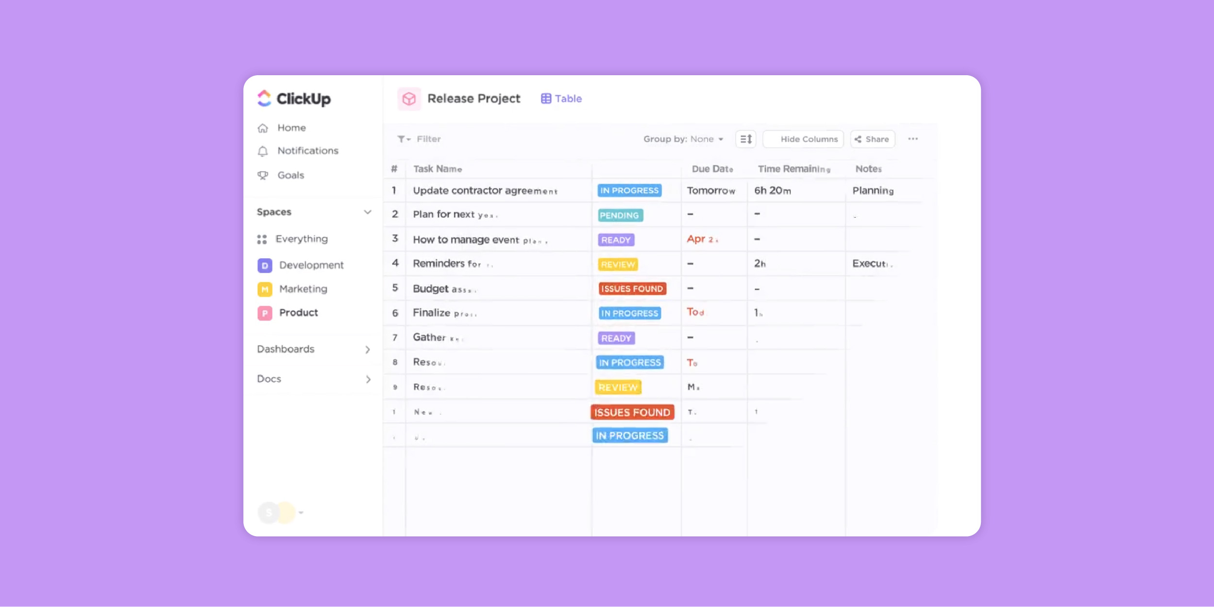 ClickUp product shot