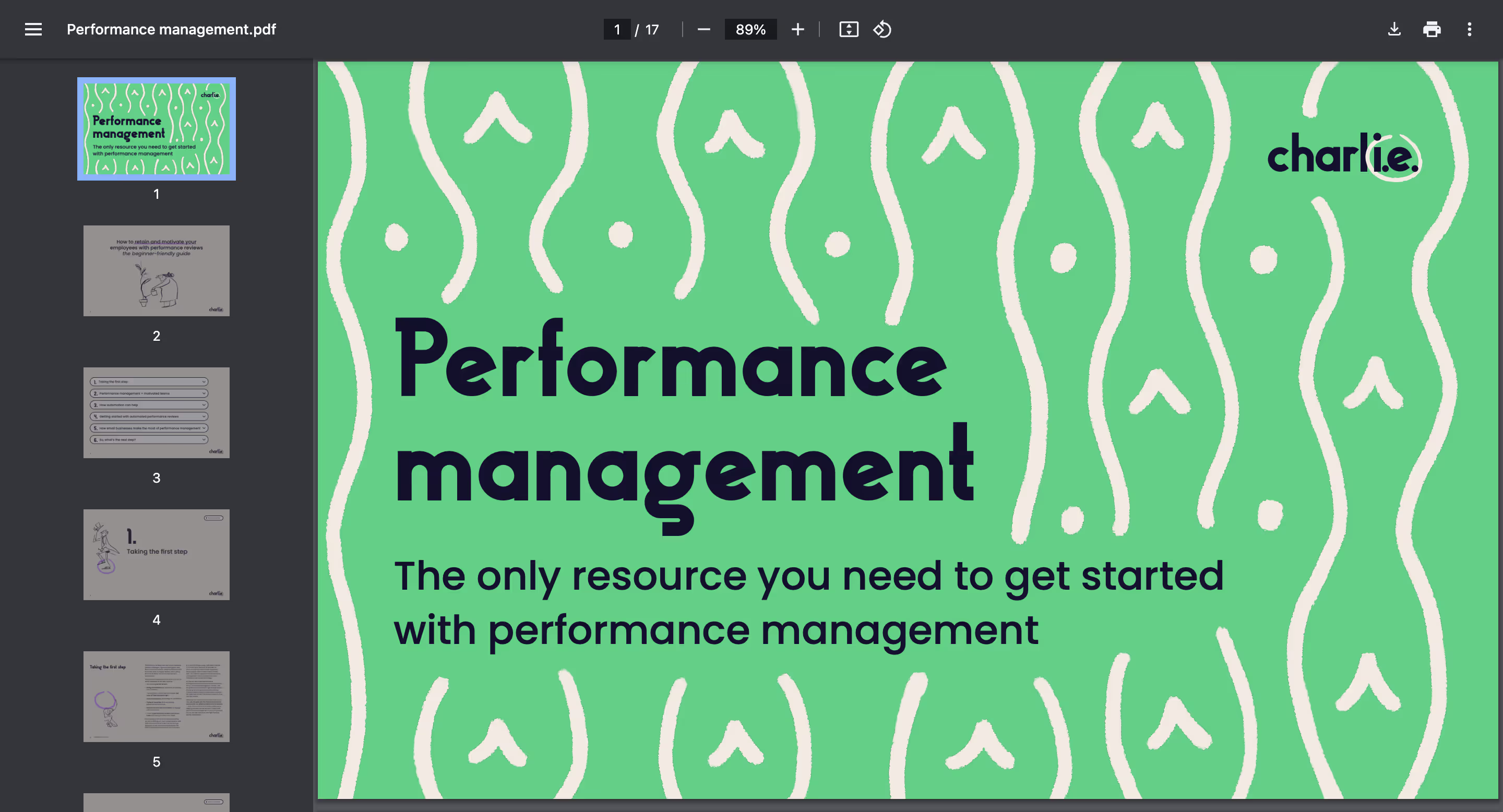 Performance management 