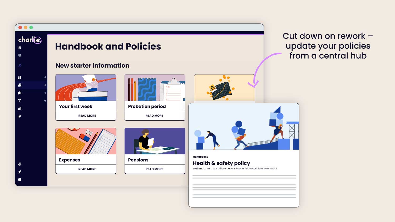 Cut down on rework – update your policies from a central hub