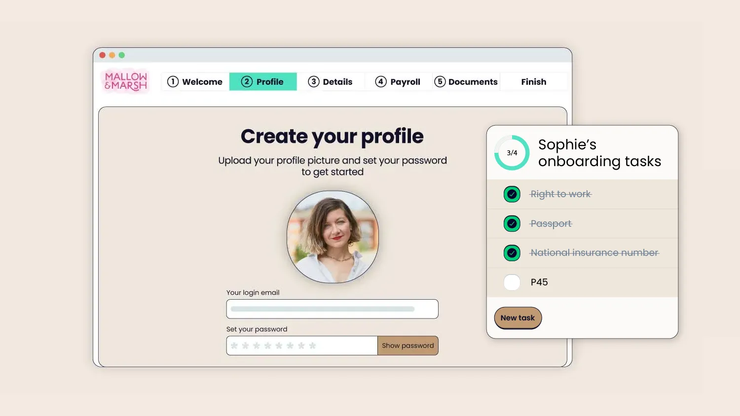 CharlieHR create profile