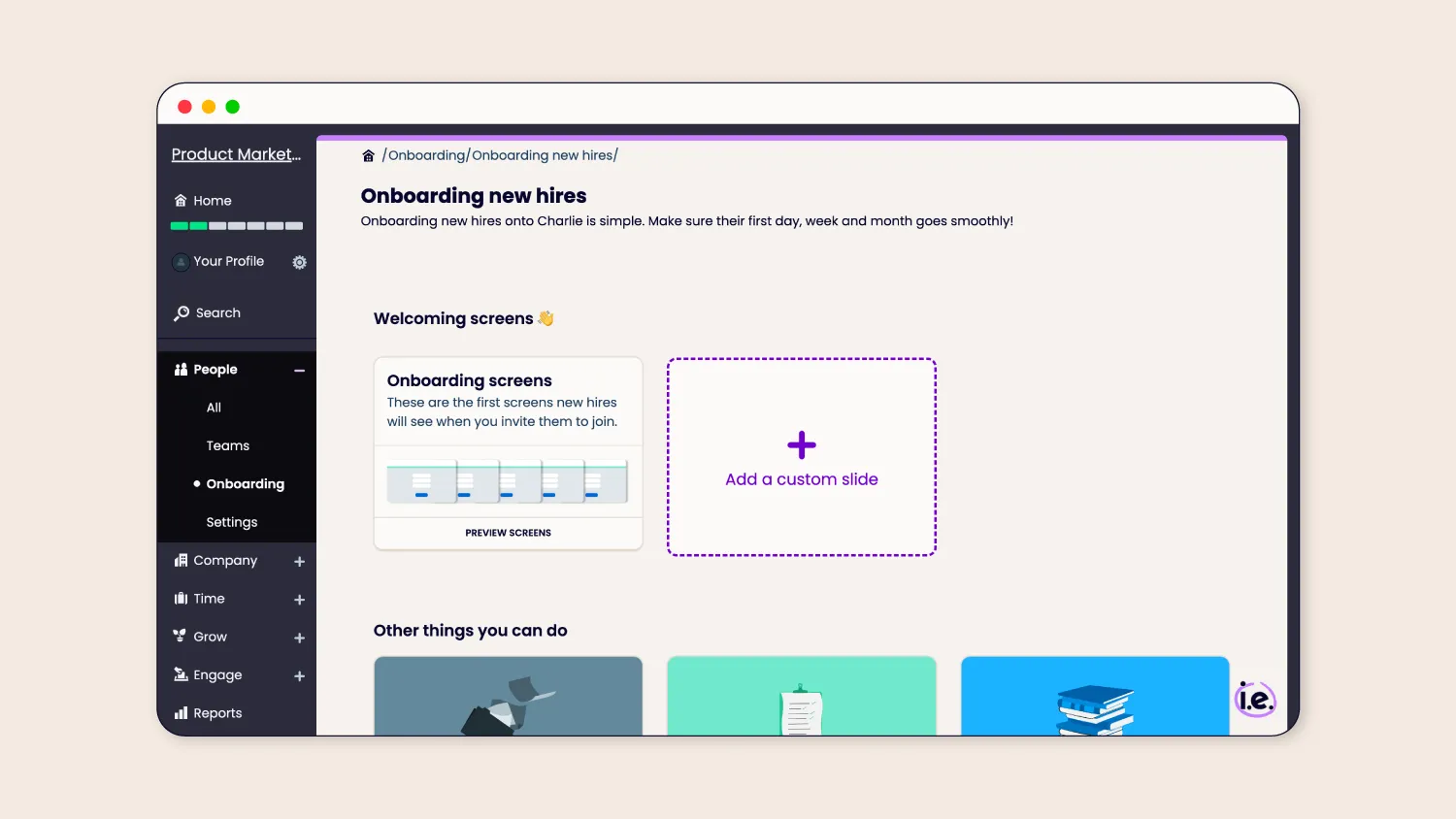 Onboarding