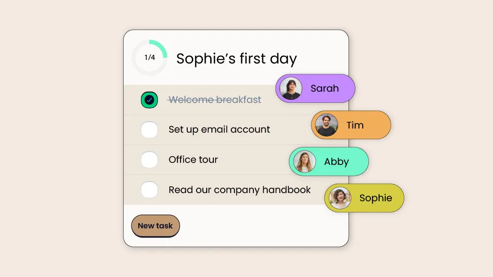 Sophie's first day
