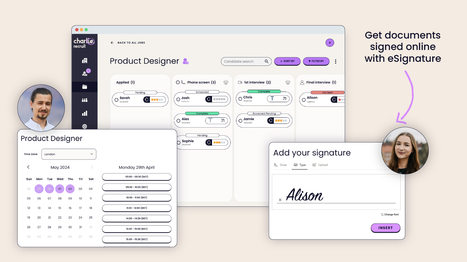 Get documents signed with eSignature
