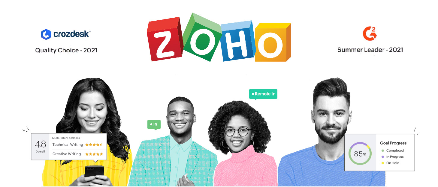 Zoho website picture
