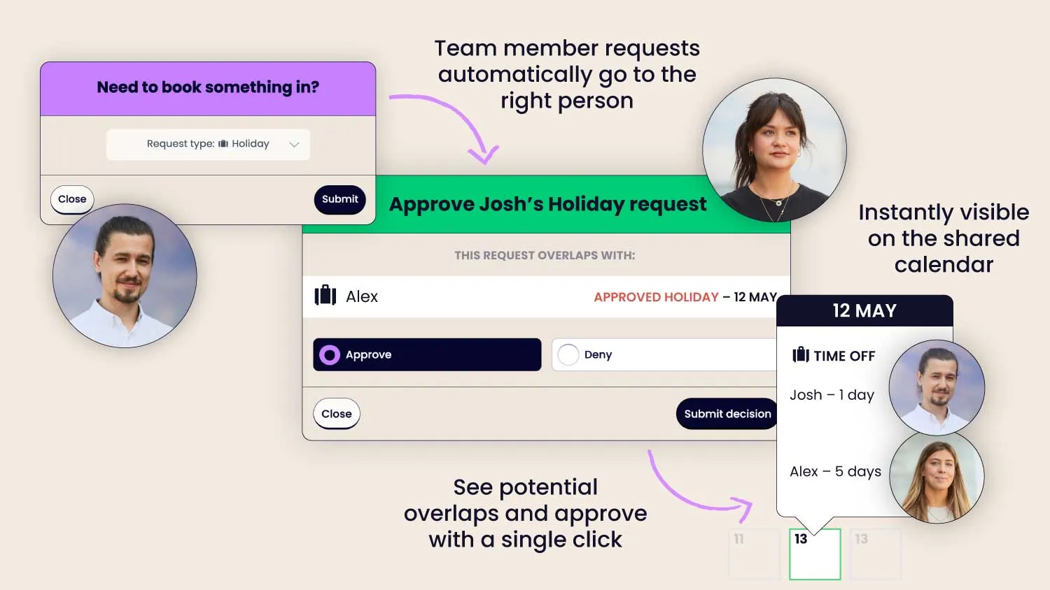 Automated time off requests