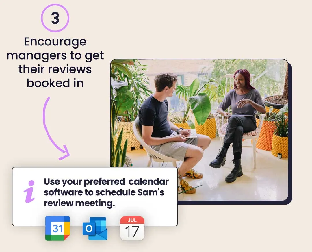 Meet for an in-person review