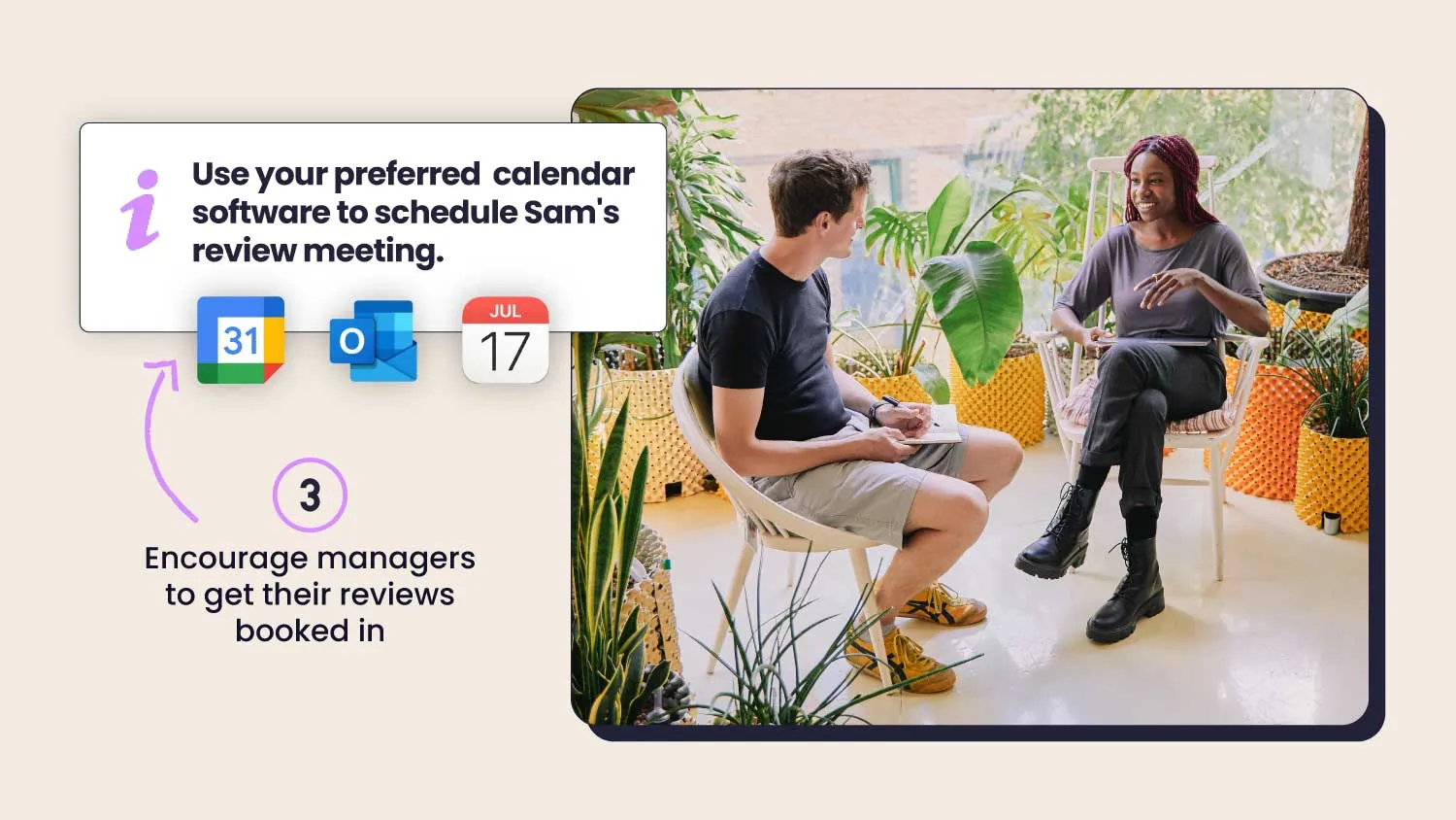 Meet for an in-person review